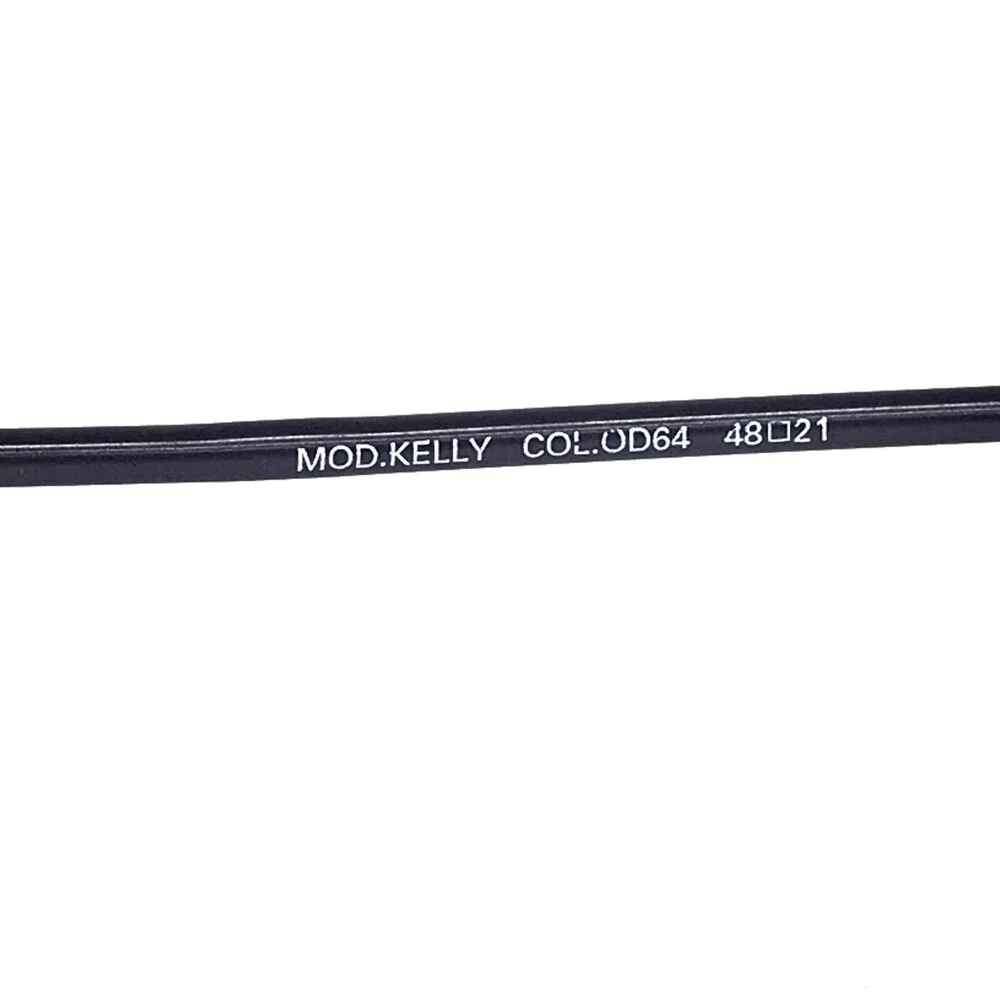 The Blue Diamond Eyeglasses Frames KELLY COL.OD64 Purple Round 48-21-135